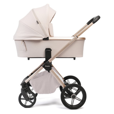 Коляска 2 в 1 Peppy Monaco Plus Beige рама бежевая 01